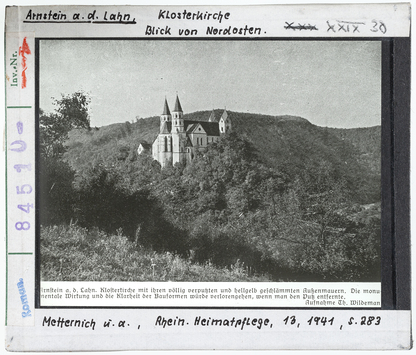 Vorschaubild Arnstein an der Lahn: Klosterkirche, Blick von Nordosten 